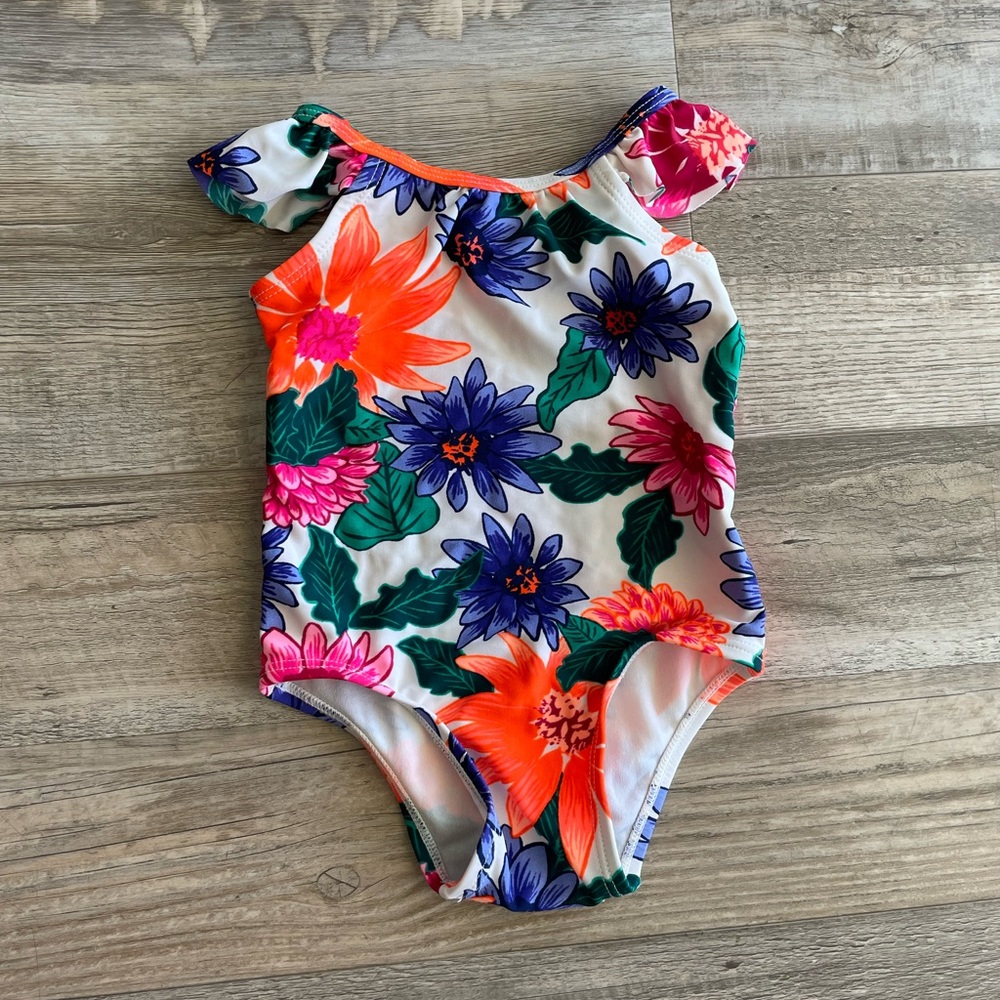 Old Navy Toddler Floral Swimsuit